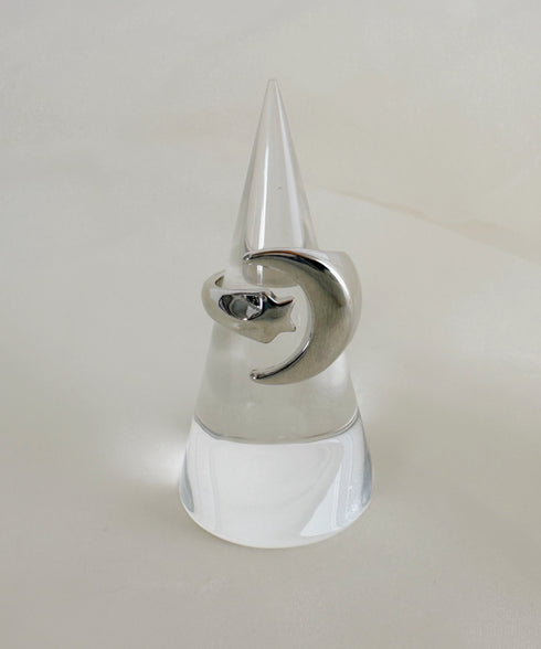 ムーンモチーフ フォークリング-moon fork ring- | SW4241459 | シルバー