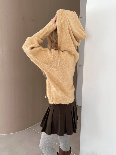 フーディーモヘアニット | SL2244643 | イエロー