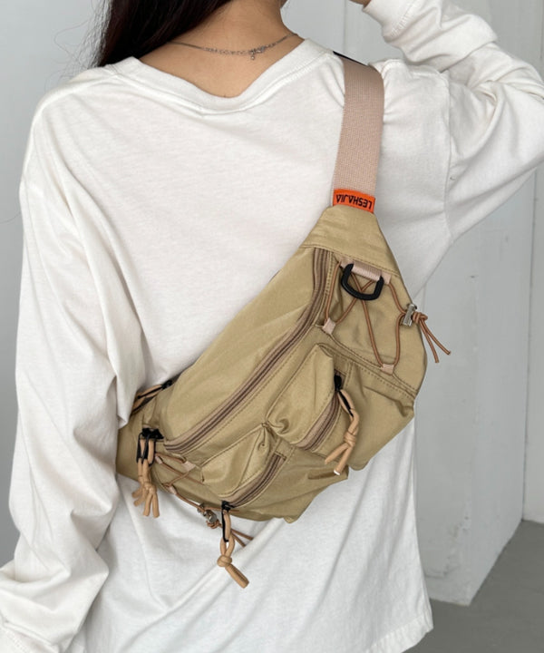 ドロストポケットボディバッグ/ウエストバッグ | CL1241513 | ベージュ