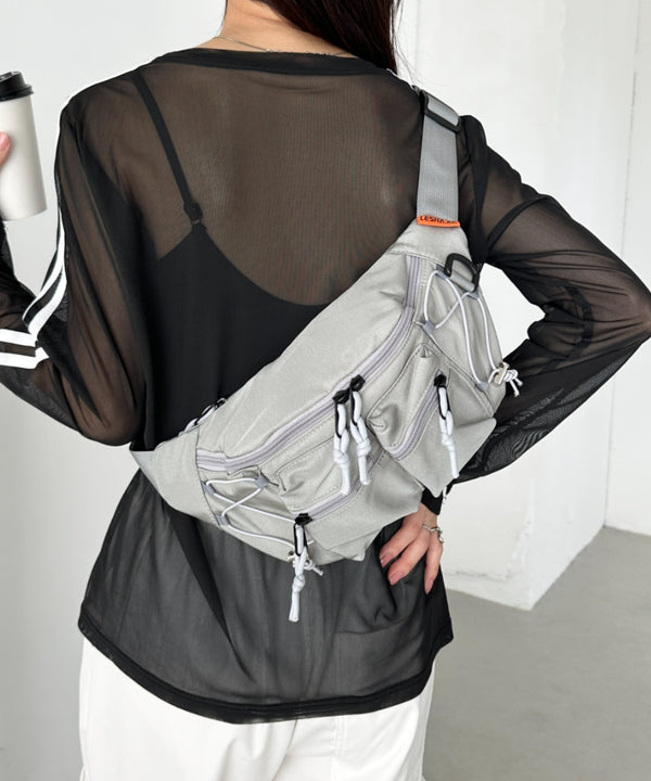 ドロストポケットボディバッグ/ウエストバッグ | CL1241513 | グレー