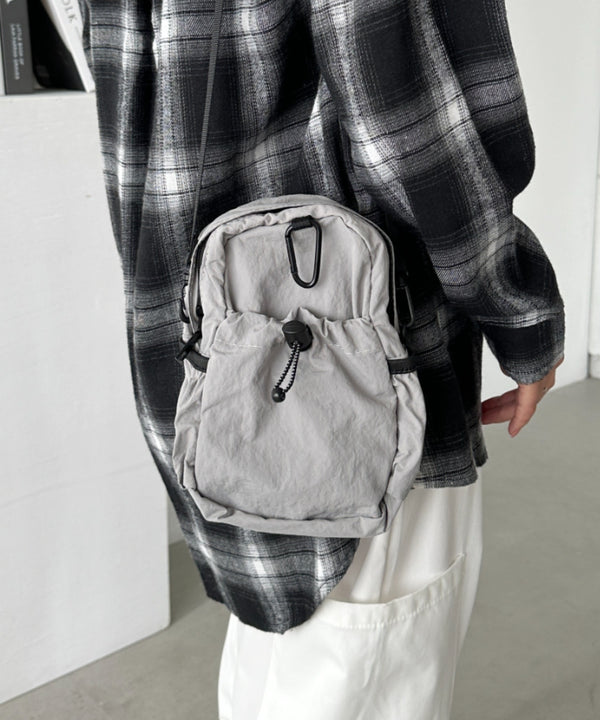 ドロストスクエアサコッシュ/ショルダーバッグ | CL1241514 | グレー