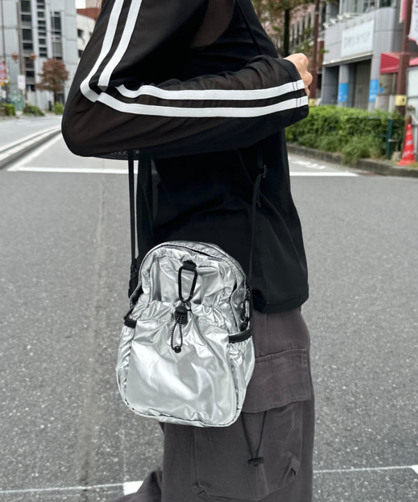 ドロストスクエアサコッシュ/ショルダーバッグ | CL1241514 | シルバー