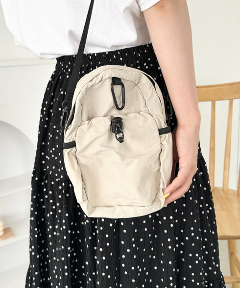 ドロストスクエアサコッシュ/ショルダーバッグ | CL1241514 | アイボリー