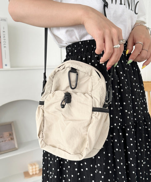 ドロストスクエアサコッシュ/ショルダーバッグ | CL1241514 | アイボリー