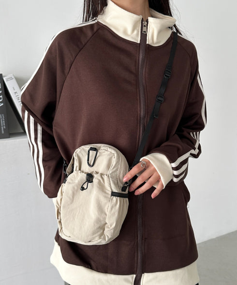 ドロストスクエアサコッシュ/ショルダーバッグ | CL1241514 | アイボリー