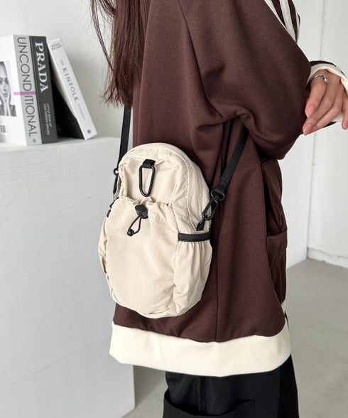 ドロストスクエアサコッシュ/ショルダーバッグ | CL1241514 | アイボリー