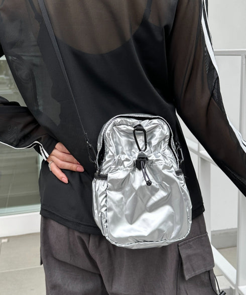 ドロストスクエアサコッシュ/ショルダーバッグ | CL1241514 | シルバー