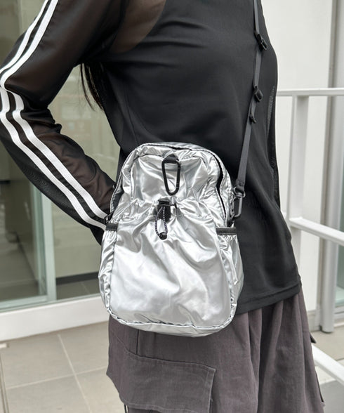 ドロストスクエアサコッシュ/ショルダーバッグ | CL1241514 | シルバー