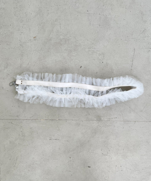 【7色展開】チュールフリルスマホショルダー | CL6241515 | ホワイト