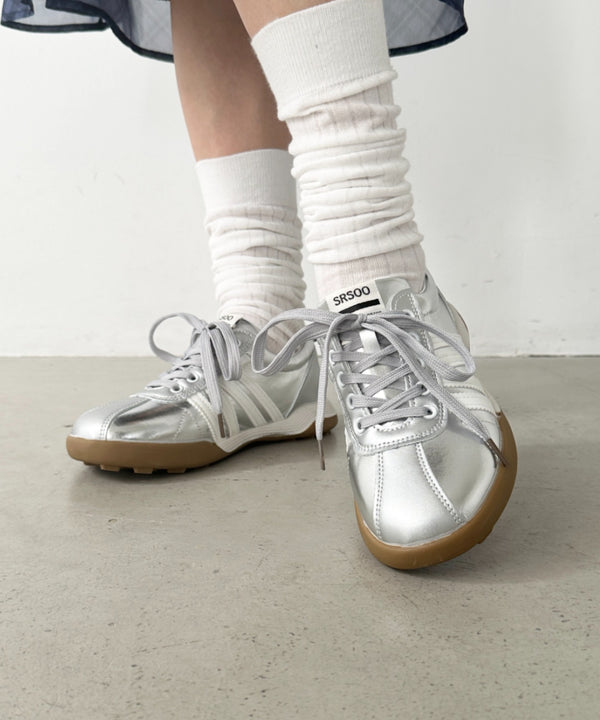 【靴紐2点SET】サイドラインジャーマントレーナースニーカー | CL3241527 | シルバー