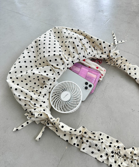 ドットクシュクシュショルダーバッグ | NU1241578 | ホワイト