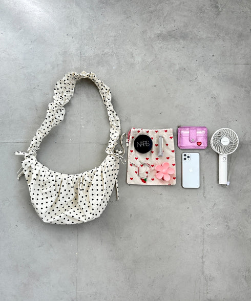 ドットクシュクシュショルダーバッグ | NU1241578 | ホワイト