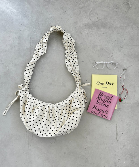 ドットクシュクシュショルダーバッグ | NU1241578 | ホワイト