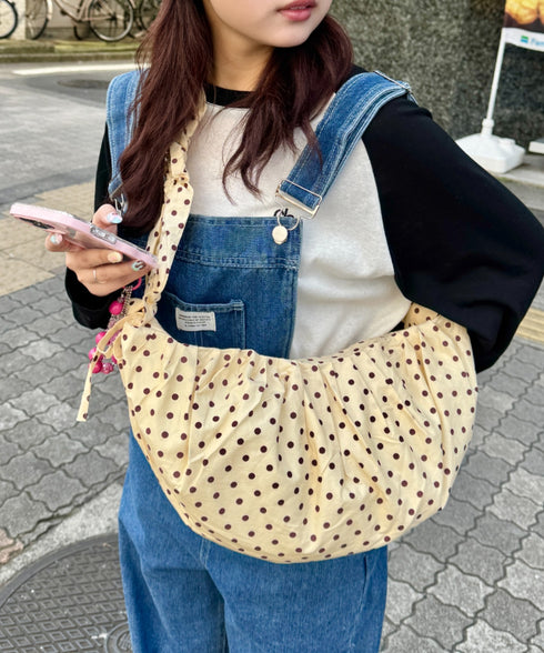 ドットクシュクシュショルダーバッグ | NU1241578 | アイボリー