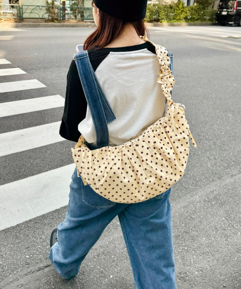 ドットクシュクシュショルダーバッグ | NU1241578 | アイボリー