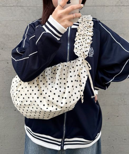 ドットクシュクシュショルダーバッグ | NU1241578 | ホワイト