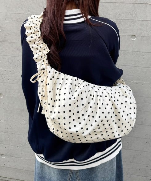 ドットクシュクシュショルダーバッグ | NU1241578 | ホワイト