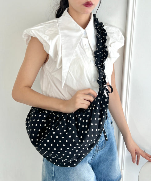 ドットクシュクシュショルダーバッグ | NU1241578 | ブラック