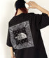 THE NORTH FACE(ザ・ノースフェイス)/ビッグロゴ プリント バンダナ 半袖 Tシャツ/M'S BANDANA S/S R/TEE | IM2251068 | ブラック