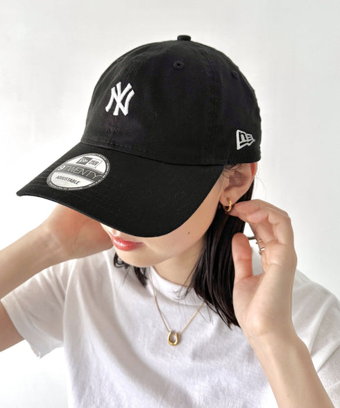 【NEW ERA】ニューエラ キャップ 9TWENTY MLB NY YANKEES MINI LOGO CAP ニューヨークヤンキース 帽子 | 5192005 | ブラック