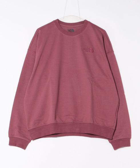 THE NORTH FACE(ザ・ノースフェイス)/ワンポイント刺繍スウェット クルーネック 長袖トレーナー/GO-TO SWEATSHIRTS | IM2243008 | レッド