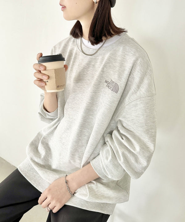 THE NORTH FACE(ザ・ノースフェイス)/ワンポイント刺繍スウェット クルーネック 長袖トレーナー/GO-TO SWEATSHIRTS | IM2243008 | オートミール