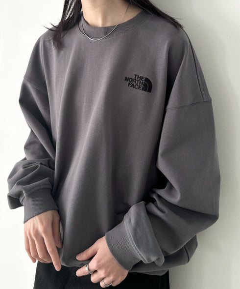 THE NORTH FACE(ザ・ノースフェイス)/ワンポイント刺繍スウェット クルーネック 長袖トレーナー/GO-TO SWEATSHIRTS | IM2243008 | ダークグレー