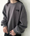 THE NORTH FACE(ザ・ノースフェイス)/ワンポイント刺繍スウェット クルーネック 長袖トレーナー/GO-TO SWEATSHIRTS | IM2243008 | ダークグレー