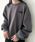 THE NORTH FACE(ザ・ノースフェイス)/ワンポイント刺繍スウェット クルーネック 長袖トレーナー/GO-TO SWEATSHIRTS | IM2243008 | ダークグレー