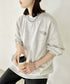 THE NORTH FACE(ザ・ノースフェイス)/ワンポイント刺繍スウェット クルーネック 長袖トレーナー/GO-TO SWEATSHIRTS | IM2243008 | オートミール