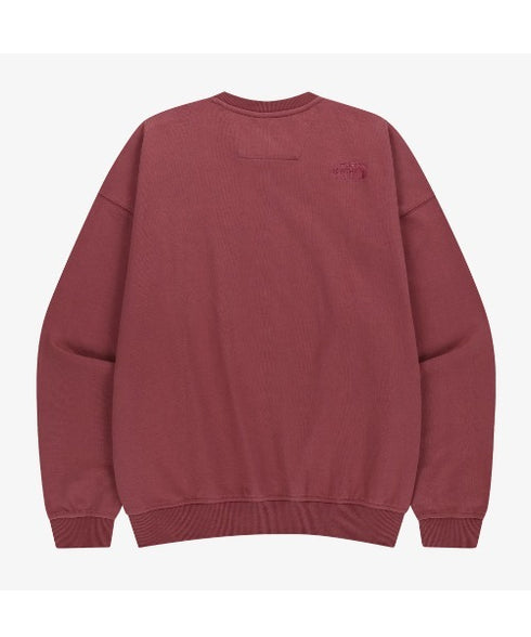 THE NORTH FACE(ザ・ノースフェイス)/ワンポイント刺繍スウェット クルーネック 長袖トレーナー/GO-TO SWEATSHIRTS | IM2243008 | レッド