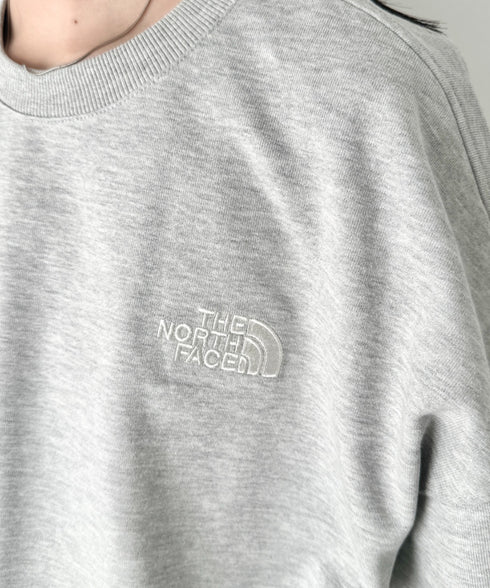 THE NORTH FACE(ザ・ノースフェイス)/ワンポイント刺繍スウェット クルーネック 長袖トレーナー/GO-TO SWEATSHIRTS | IM2243008 | グレー