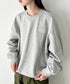 THE NORTH FACE(ザ・ノースフェイス)/ワンポイント刺繍スウェット クルーネック 長袖トレーナー/GO-TO SWEATSHIRTS | IM2243008 | グレー