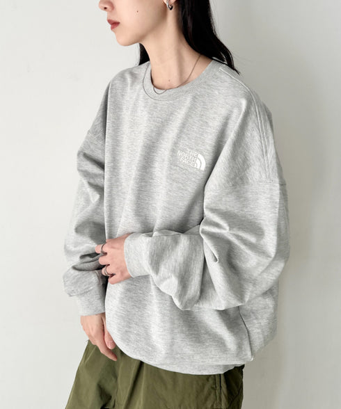 THE NORTH FACE(ザ・ノースフェイス)/ワンポイント刺繍スウェット クルーネック 長袖トレーナー/GO-TO SWEATSHIRTS | IM2243008 | グレー