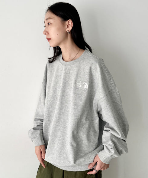 THE NORTH FACE(ザ・ノースフェイス)/ワンポイント刺繍スウェット クルーネック 長袖トレーナー/GO-TO SWEATSHIRTS | IM2243008 | グレー