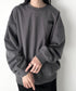 THE NORTH FACE(ザ・ノースフェイス)/ワンポイント刺繍スウェット クルーネック 長袖トレーナー/GO-TO SWEATSHIRTS | IM2243008 | ダークグレー