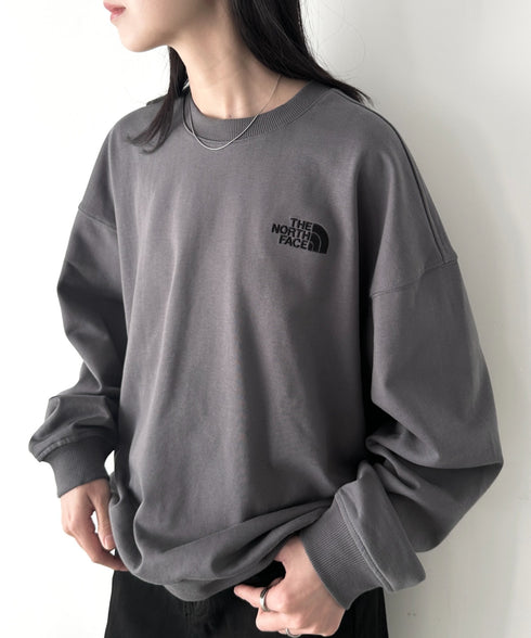 THE NORTH FACE(ザ・ノースフェイス)/ワンポイント刺繍スウェット クルーネック 長袖トレーナー/GO-TO SWEATSHIRTS | IM2243008 | ダークグレー