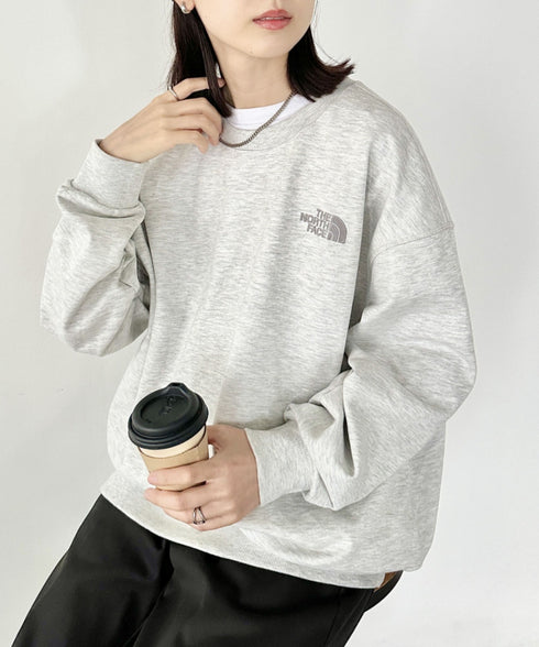 THE NORTH FACE(ザ・ノースフェイス)/ワンポイント刺繍スウェット クルーネック 長袖トレーナー/GO-TO SWEATSHIRTS | IM2243008 | オートミール