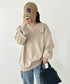 THE NORTH FACE(ザ・ノースフェイス)/ワンポイント刺繍スウェット クルーネック 長袖トレーナー/GO-TO SWEATSHIRTS | IM2243008 | ベージュ