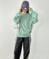 THE NORTH FACE(ザ・ノースフェイス)/ワンポイント刺繍スウェット クルーネック 長袖トレーナー/GO-TO SWEATSHIRTS | IM2243008 | グリーン