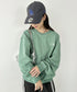 THE NORTH FACE(ザ・ノースフェイス)/ワンポイント刺繍スウェット クルーネック 長袖トレーナー/GO-TO SWEATSHIRTS | IM2243008 | グリーン