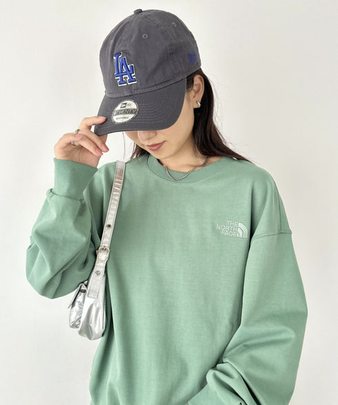 THE NORTH FACE(ザ・ノースフェイス)/ワンポイント刺繍スウェット クルーネック 長袖トレーナー/GO-TO SWEATSHIRTS | IM2243008 | グリーン