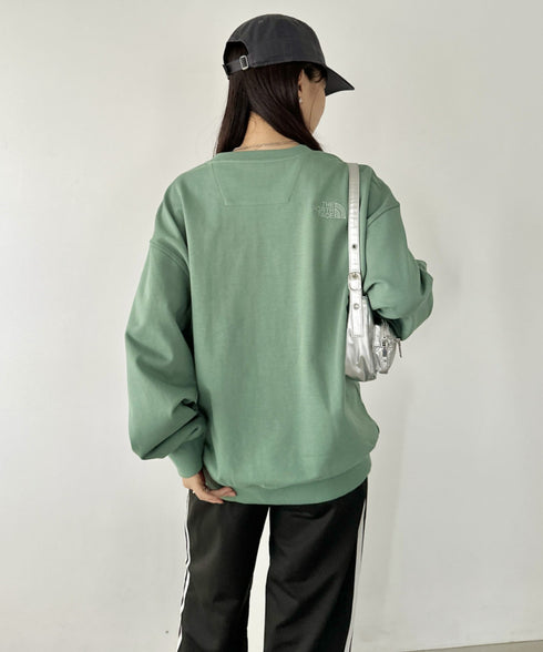 THE NORTH FACE(ザ・ノースフェイス)/ワンポイント刺繍スウェット クルーネック 長袖トレーナー/GO-TO SWEATSHIRTS | IM2243008 | グリーン