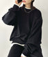 THE NORTH FACE(ザ・ノースフェイス)/ワンポイント刺繍スウェット クルーネック 長袖トレーナー/GO-TO SWEATSHIRTS | IM2243008 | ブラック
