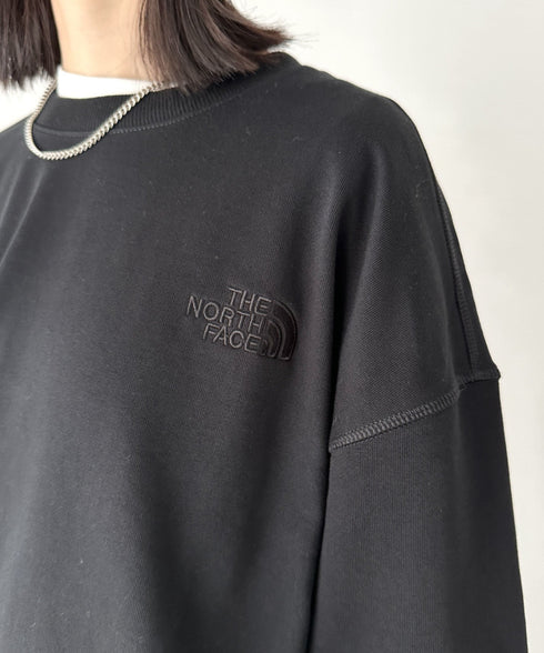THE NORTH FACE(ザ・ノースフェイス)/ワンポイント刺繍スウェット クルーネック 長袖トレーナー/GO-TO SWEATSHIRTS | IM2243008 | ブラック