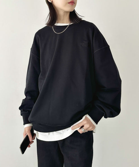 THE NORTH FACE(ザ・ノースフェイス)/ワンポイント刺繍スウェット クルーネック 長袖トレーナー/GO-TO SWEATSHIRTS | IM2243008 | ブラック