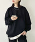 THE NORTH FACE(ザ・ノースフェイス)/ワンポイント刺繍スウェット クルーネック 長袖トレーナー/GO-TO SWEATSHIRTS | IM2243008 | ブラック