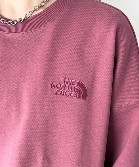 THE NORTH FACE(ザ・ノースフェイス)/ワンポイント刺繍スウェット クルーネック 長袖トレーナー/GO-TO SWEATSHIRTS | IM2243008 | レッド