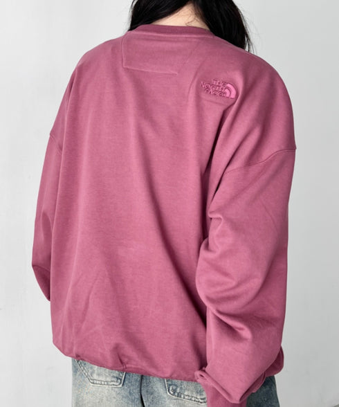 THE NORTH FACE(ザ・ノースフェイス)/ワンポイント刺繍スウェット クルーネック 長袖トレーナー/GO-TO SWEATSHIRTS | IM2243008 | レッド