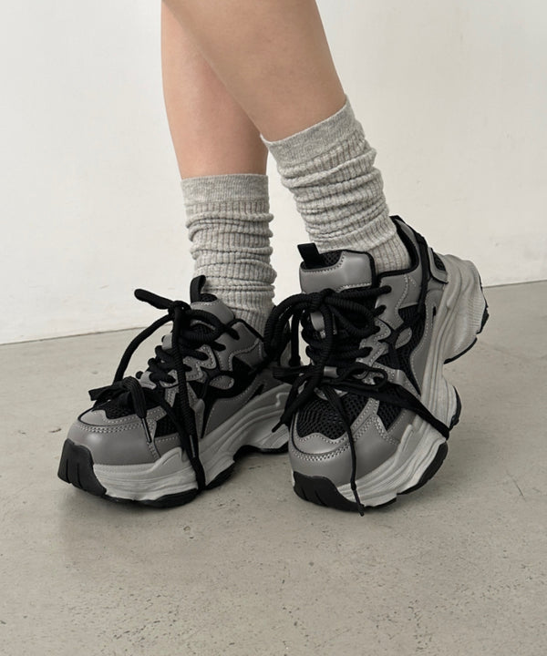 ボリュームソール厚底スニーカー | CL3243025 | ブラック